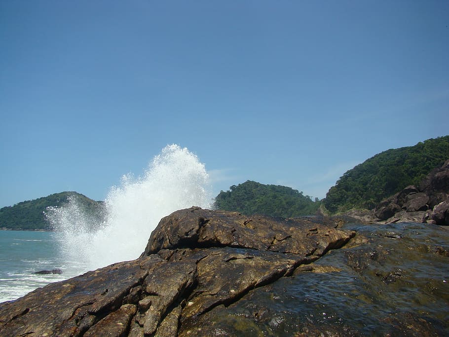mar, waves, agua, rocks, water, sea, power, beauty in nature HD wallpaper