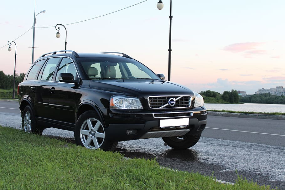 Auto, Car, Machine, Road, Transport, volvo, lantern, street HD wallpaper