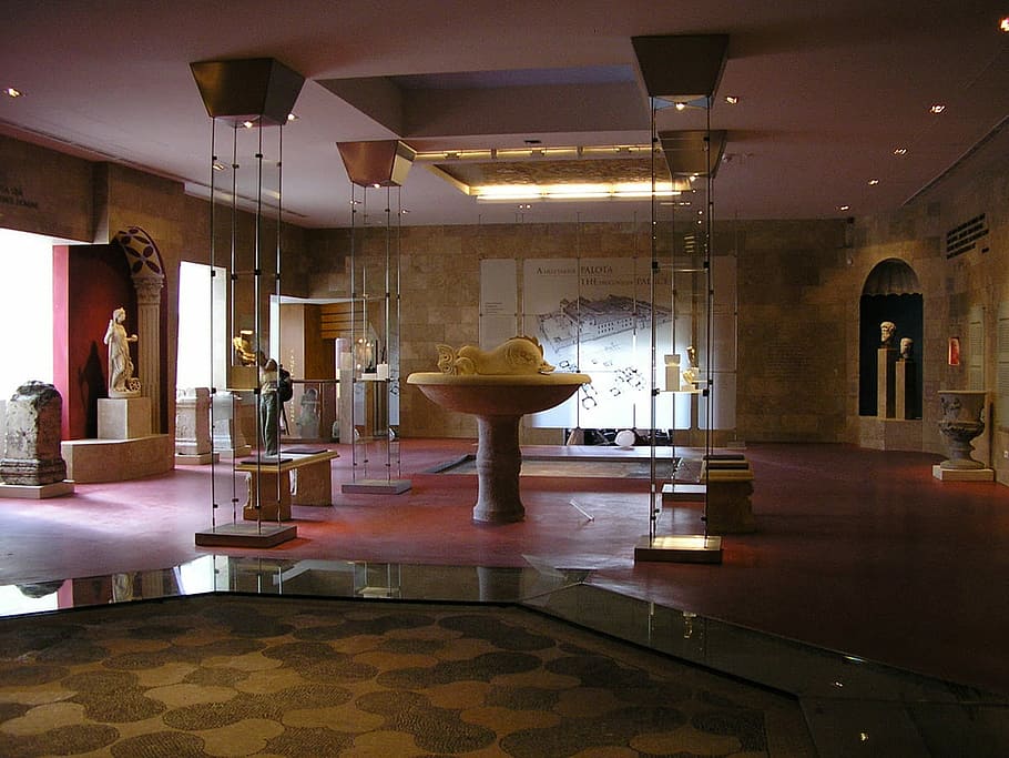 Aquincum Museum in Budapest, Hungary, photos, interior, public domain, HD wallpaper