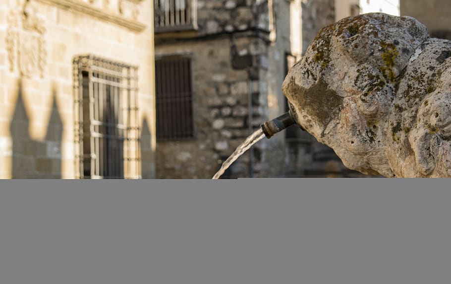 source, leon, water, medieval, monument, sculpture, spain, tourism HD wallpaper