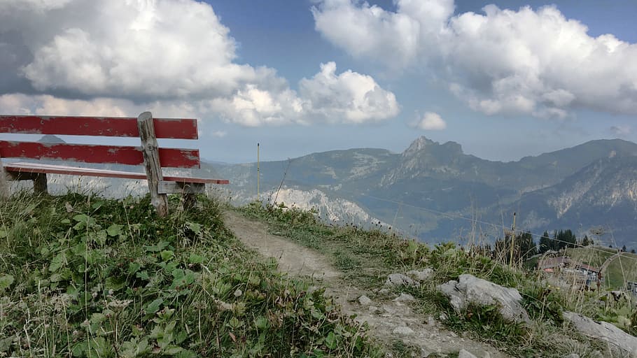 mountains, alpine, landscape, nature, panorama, austria, germany HD wallpaper