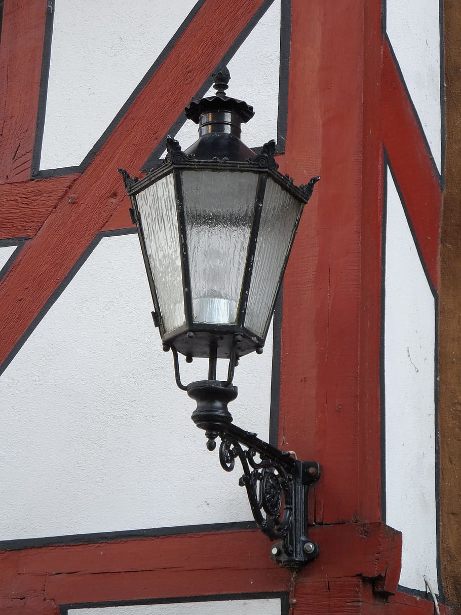 lantern, lamp, ornament, lighting, street lamp, old, historically HD wallpaper