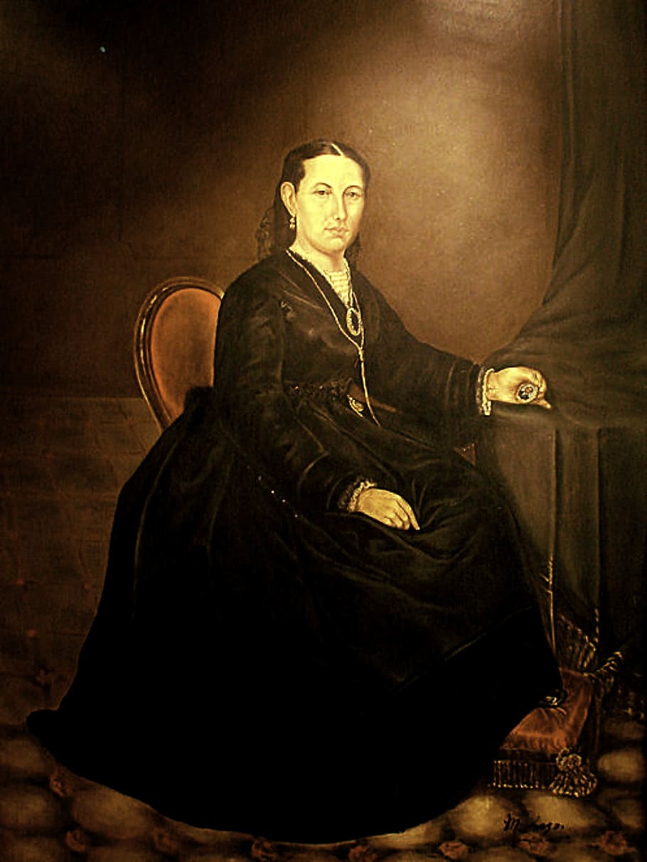Portrait of Margarita Maza de Juárez in Mexico City, photos, HD wallpaper