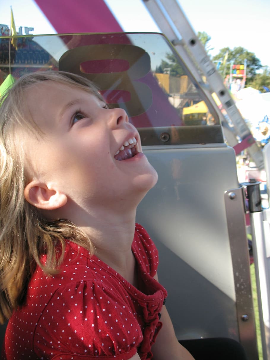 happy, fall fair, smiling, young, cheerful, happiness, joy HD wallpaper