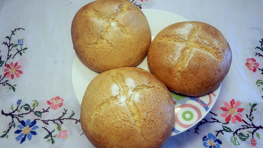bun, pastries, bread, sweet, food, freshness, food and drink HD wallpaper