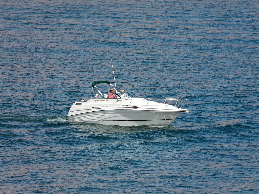 Boot, Speedboat, Water, Lake, Ship, Sea, nautical vessel, day HD wallpaper