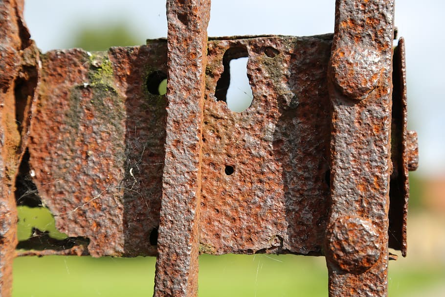 rust, lock, grind, door, metal, iron, rusty, weathered, close-up HD wallpaper