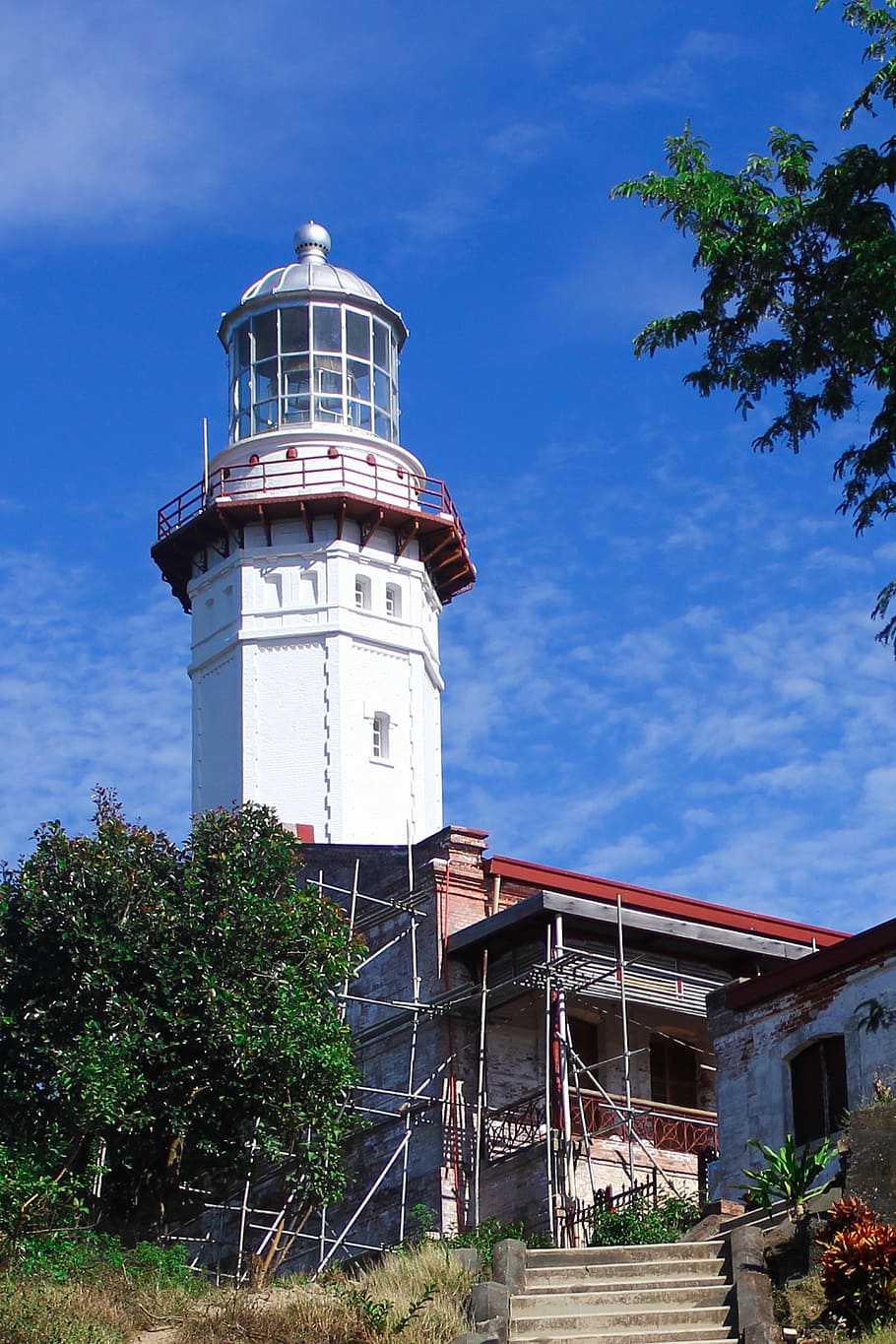 cape borjeador, lighthouse, philippines, tower, ilocos, under construction, HD wallpaper