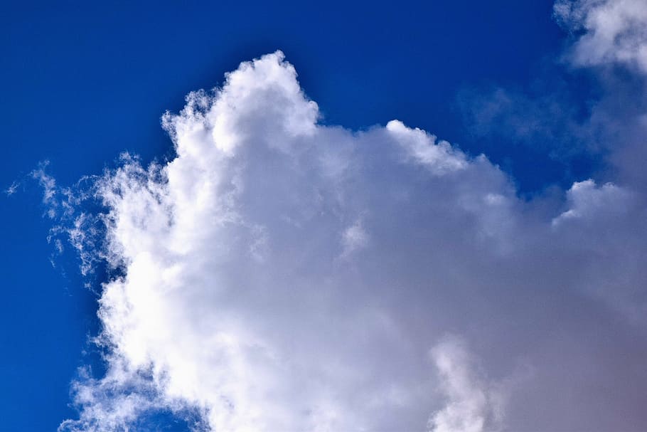 cloud, sky, blue, blue sky, landscape, nuve, calm, cloud - sky HD wallpaper