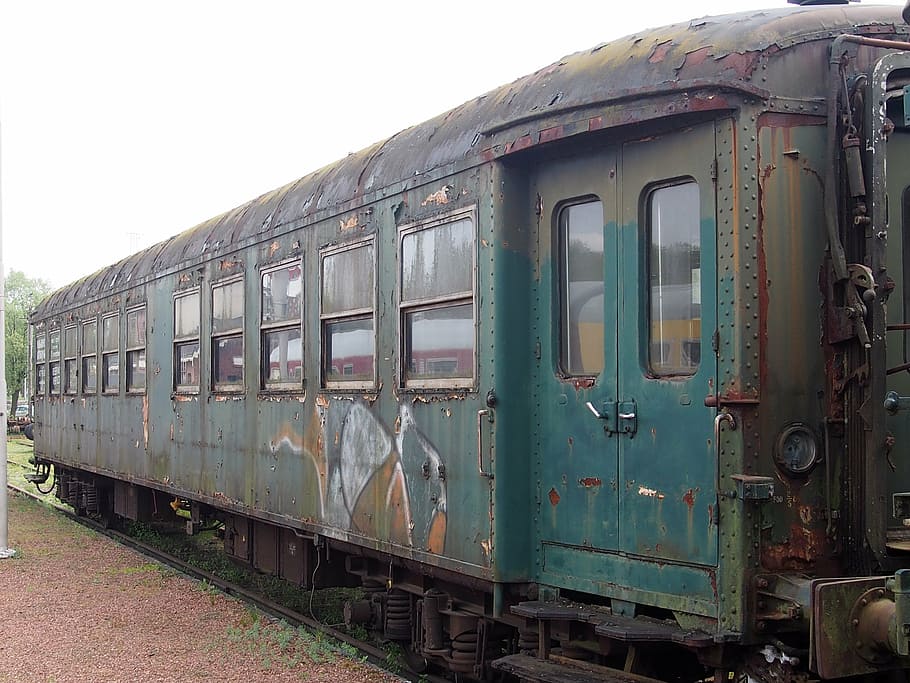 wagon, train, transport, trains, coal, leave, old, mode of transportation HD wallpaper