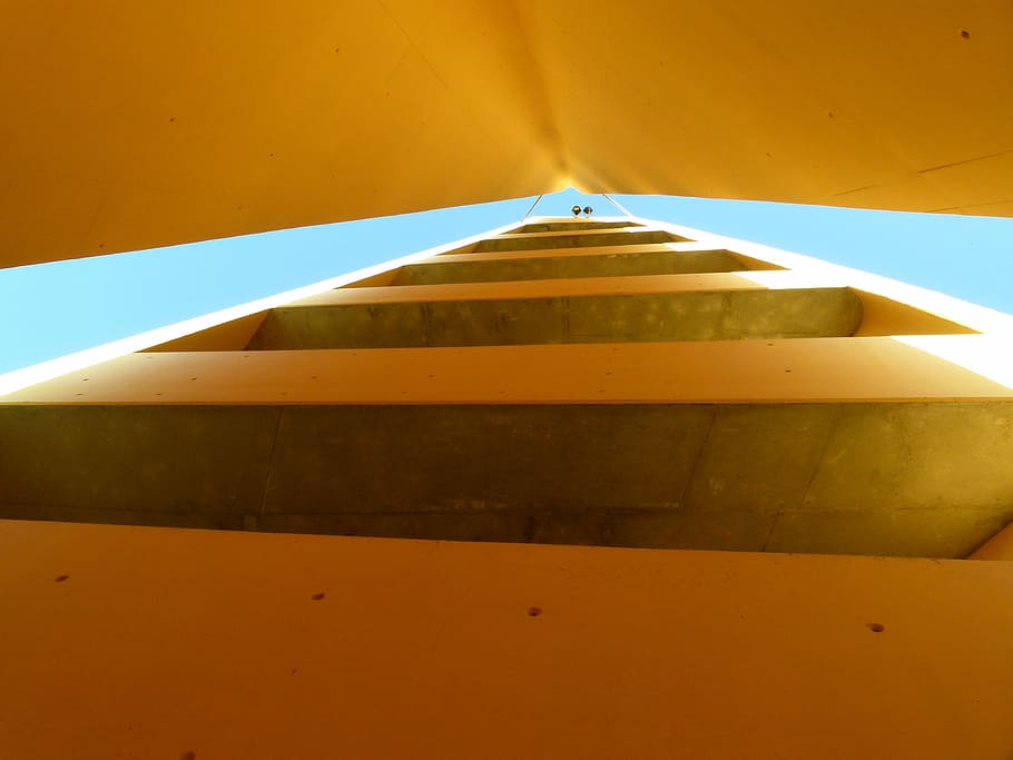 Nebra, Sky Disk, Observation Tower, architecture, yellow, no people HD wallpaper