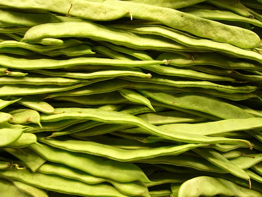 green peas, beans, vegetables, cook, market, healthy, food HD wallpaper