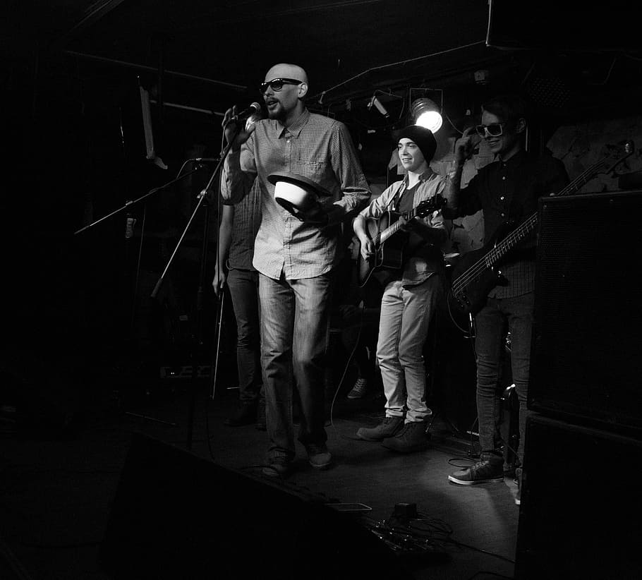 Music, Group, Light, Rock, Rock, Club, People, concert, hat HD wallpaper