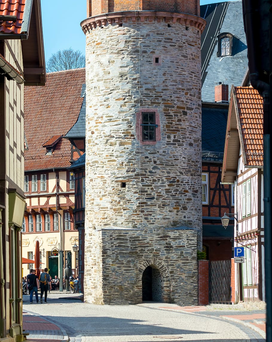 architecture, gothic, old, travel, city, stolberg, building exterior HD wallpaper