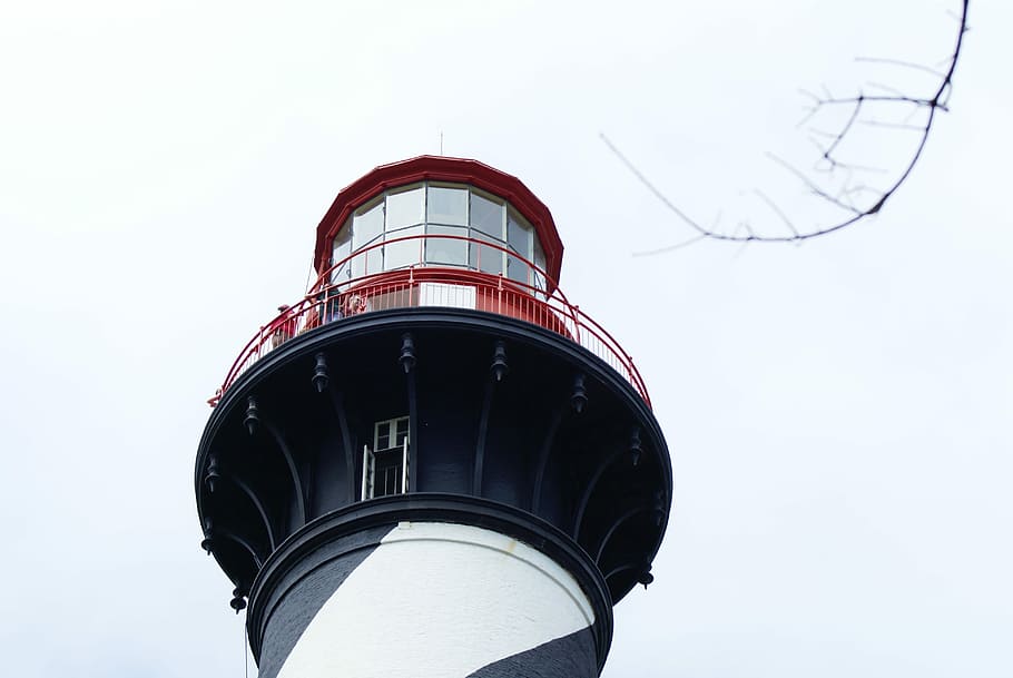 St Augustine Lighthouse, Lighthouse, florida, beacon, nautical HD wallpaper