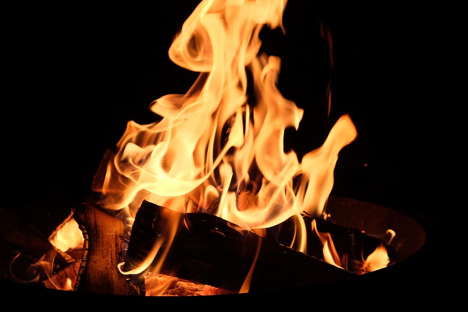 flare-up, heat, hot, joy fire, burn, campfire, burning, flame HD wallpaper