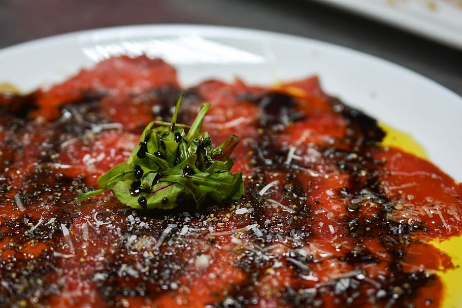 Chefs, Seafood, Service, Dish, Plate, tasty, tomato sauce, dinner HD wallpaper