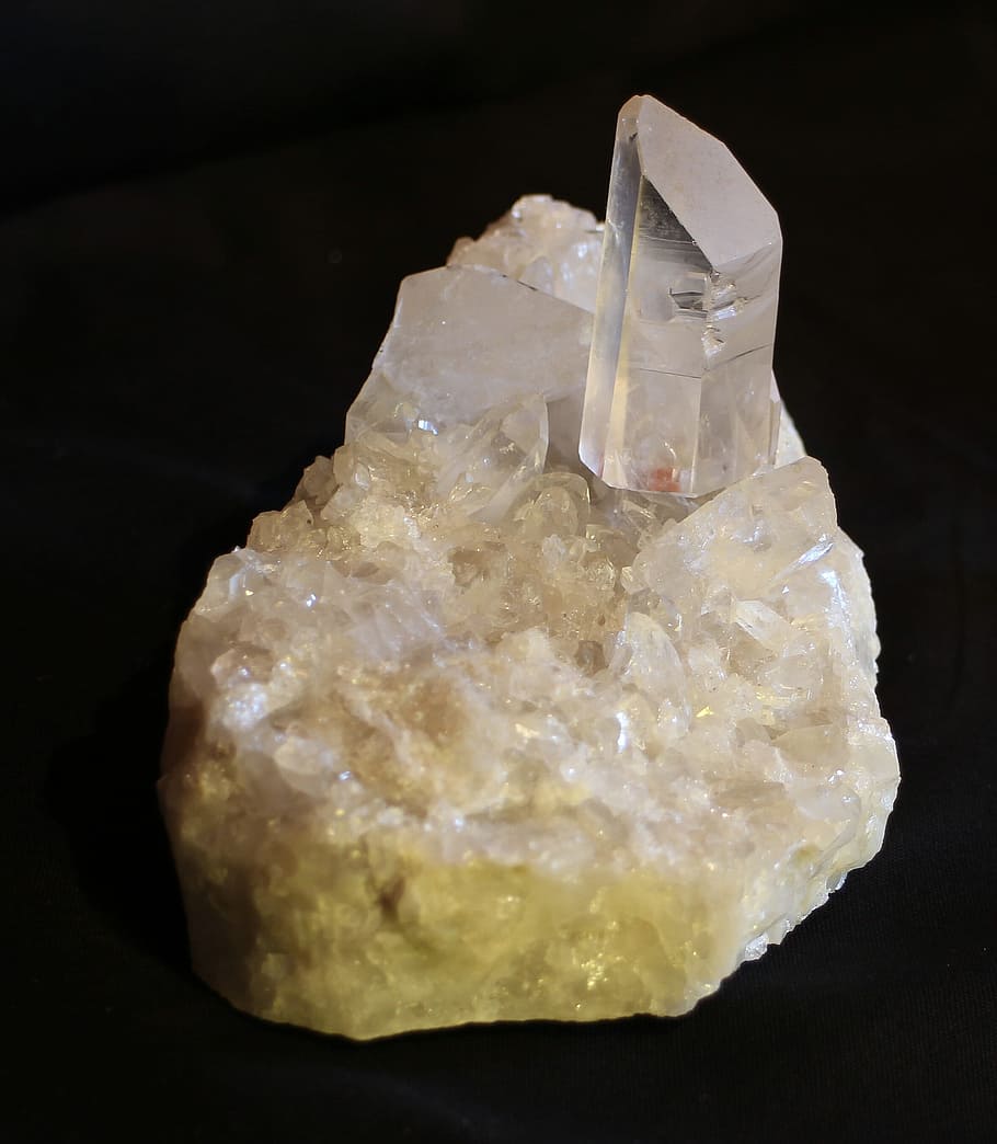 Rock Crystal, Quartz, crystal quartz, pure quartz, mineral