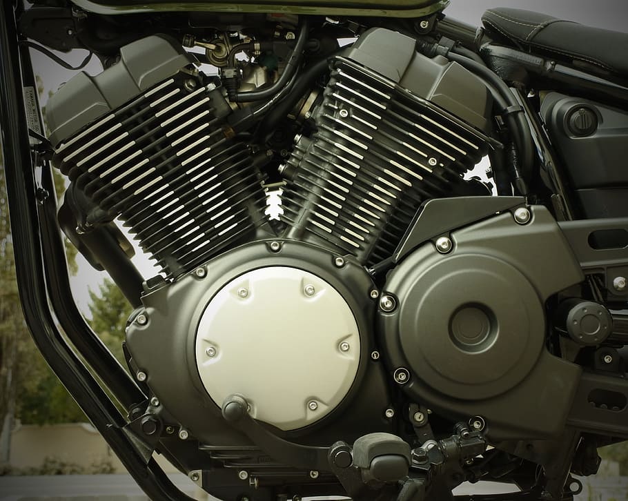 engine, yamaha, xv 950 r, transportation, close-up, metal, mode of transportation HD wallpaper