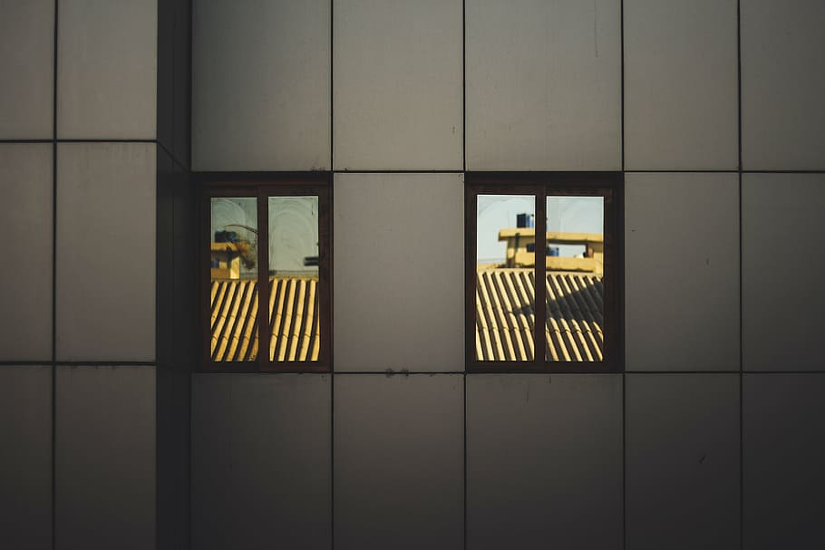 architectural photography of building, brown, wooden, frame HD wallpaper
