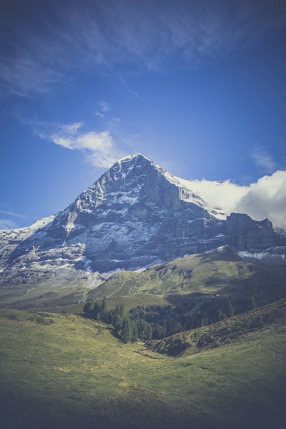 mountain, mountains, alpine, outdoor, hiking, glacier, mountain pass HD wallpaper