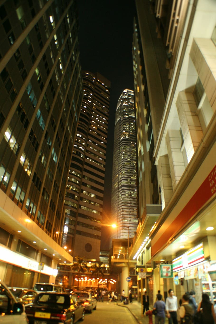 hongkong, night view, street, city, china, urban, urban Scene, HD wallpaper