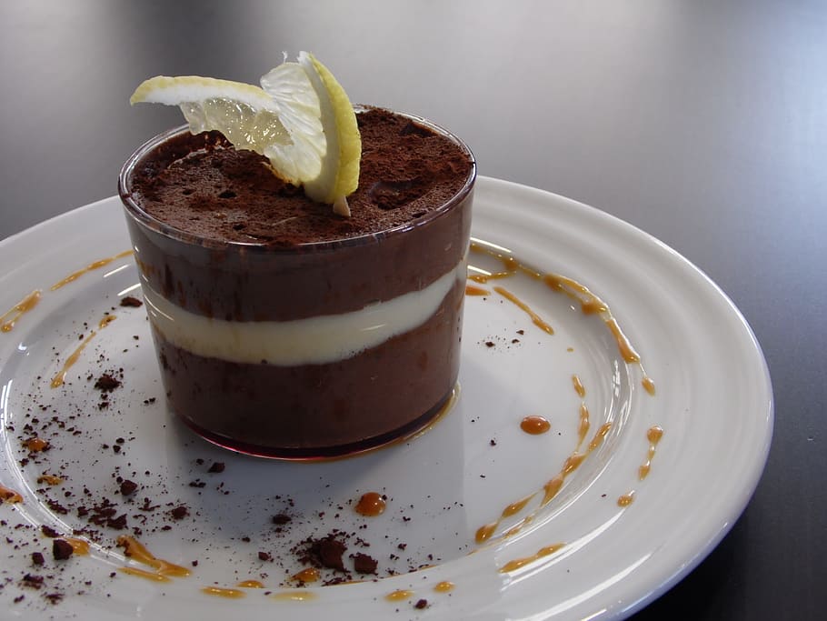 foam, chocolate, dessert, food, food and drink, plate, sweet food HD wallpaper