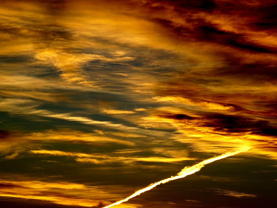 east, sun, cloud, red, landscape, sky, cloud - sky, storm, dramatic sky HD wallpaper
