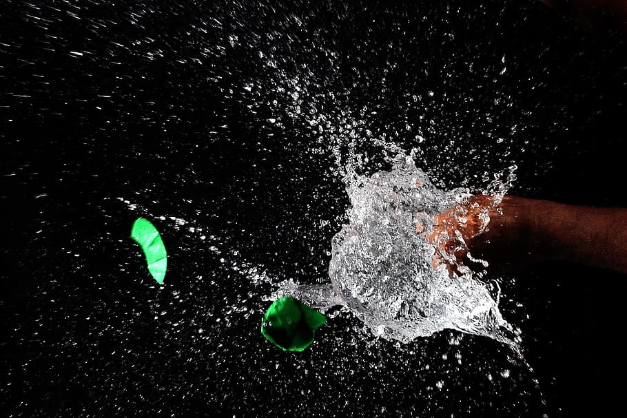 hand, water, dark, motion, droplets, liquid, science, splash HD wallpaper
