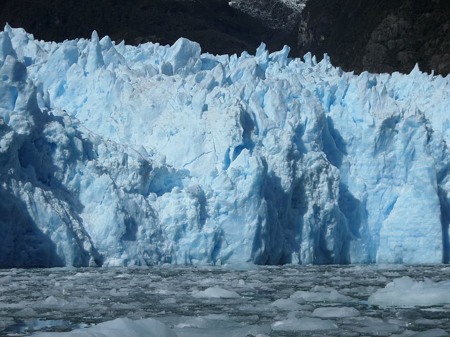 glacier, ice, cold, cold temperature, winter, frozen, water HD wallpaper