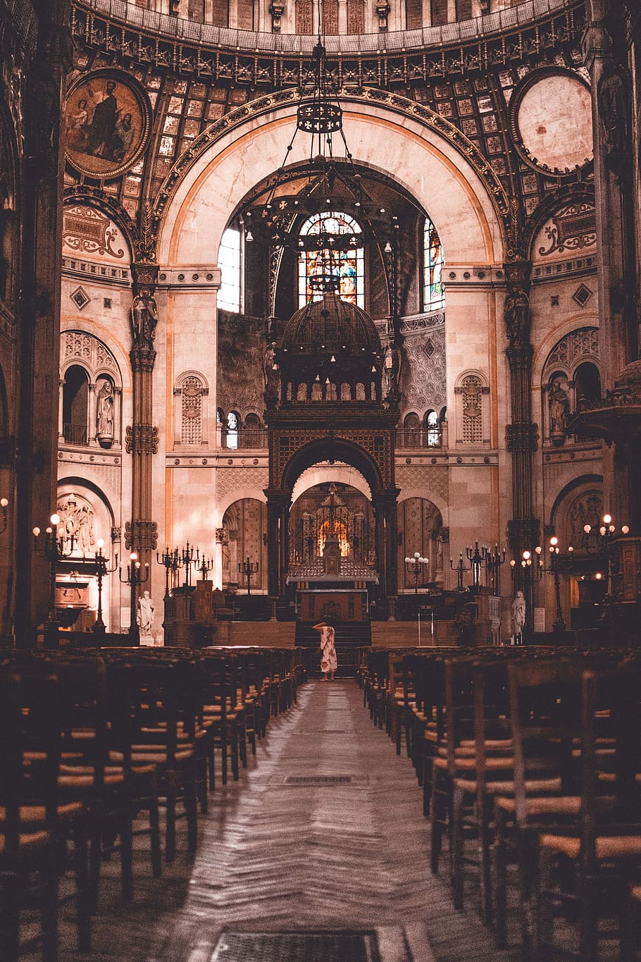 One with God., brown and beige cathedral, building, architecture HD wallpaper