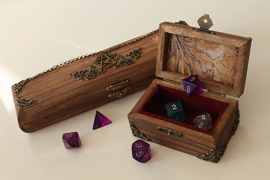 brown wooden box, cthulhu, role playing game, myth, exciting, HD wallpaper