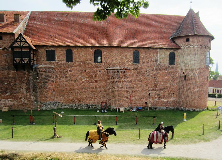 Nyborg Castle, Knight, house, building exterior, outdoors, history HD wallpaper