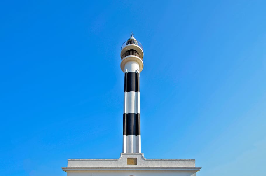 blue, sky, tower, spire, cloudless, low angle view, architecture HD wallpaper