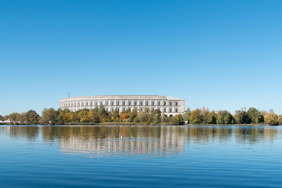 nuremberg, documentation centre, rotunda, congress hall, museum, HD wallpaper