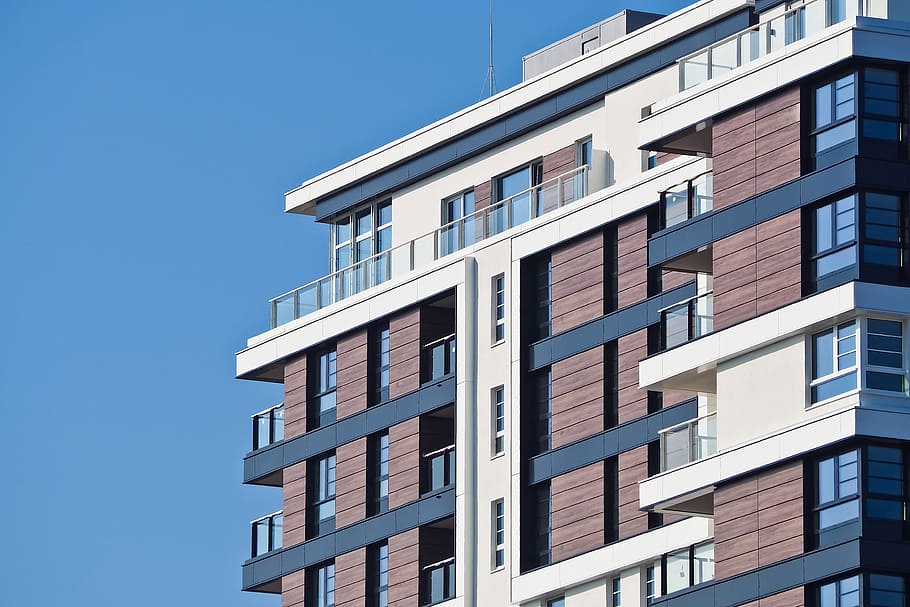 brown and white concrete building, architecture, skyscraper HD wallpaper
