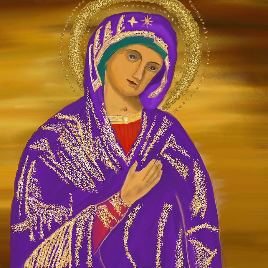 maria, religion, graceful, christen, mother of god, virgin mary, HD wallpaper