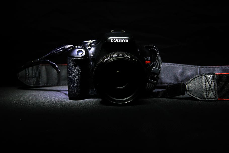 close-up photo of black Canon camera, camerra, photography, equipment, HD wallpaper
