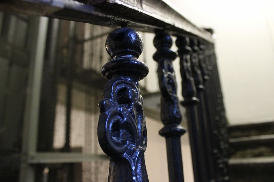 Entrance, Railing, Macro, day, building exterior, outdoors HD wallpaper