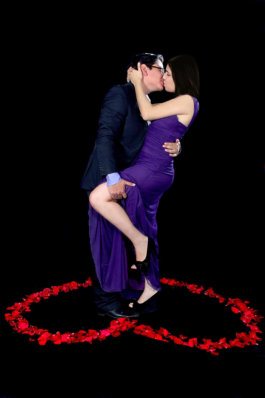 Couple, Kiss, Love, Love, Romance, Romantic, lovers, women HD wallpaper