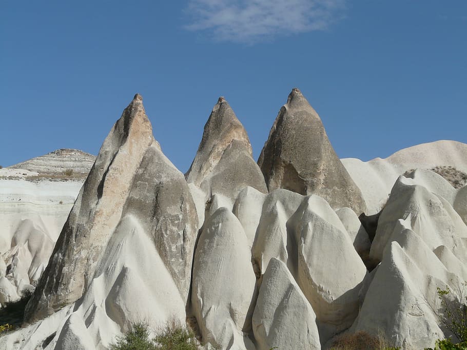 rock, tower, great, tufa, rock formations, erosion, valley of roses HD wallpaper
