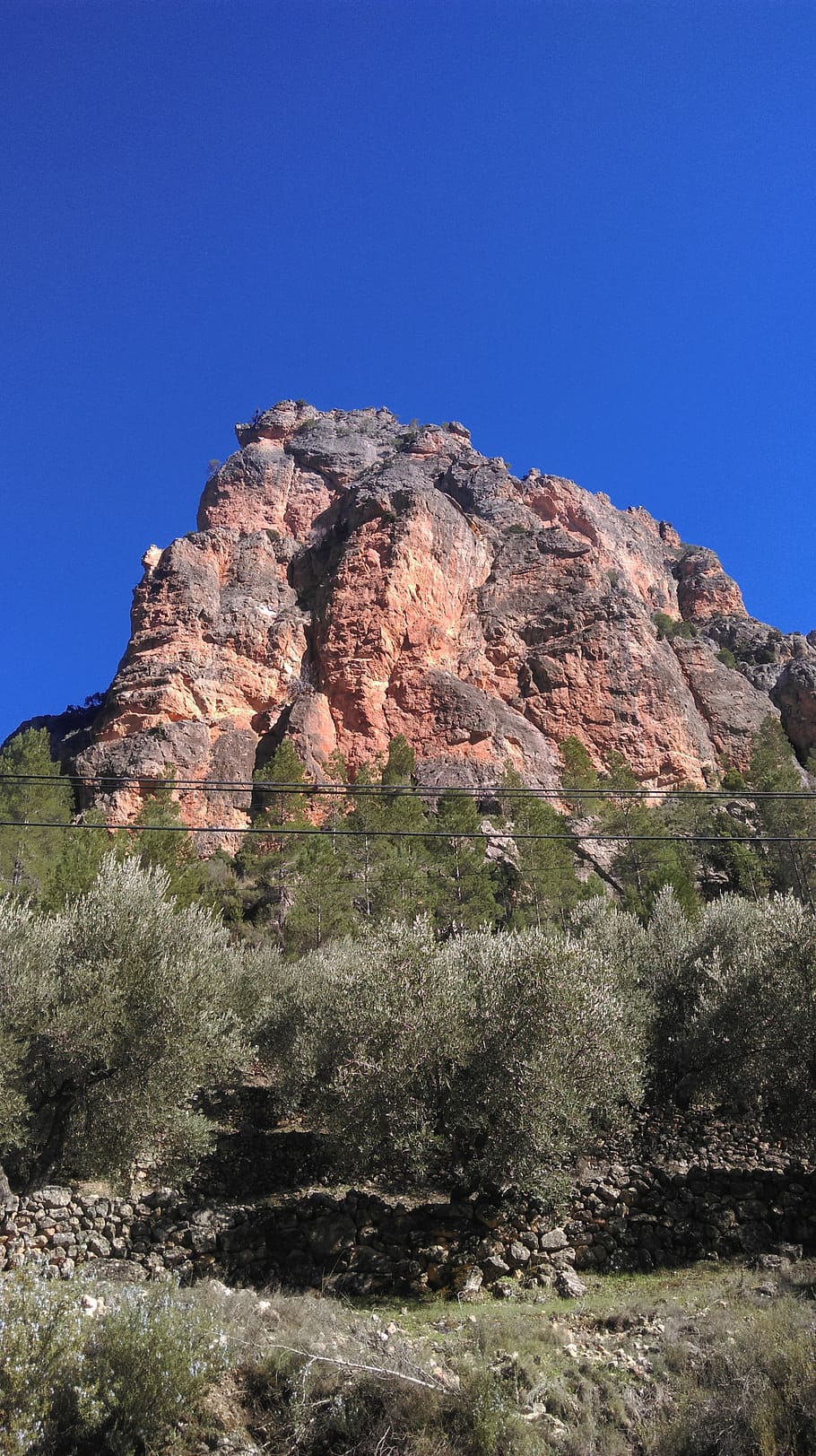 sierra, cazorla, nature, sky, clear sky, rock, blue, plant HD wallpaper