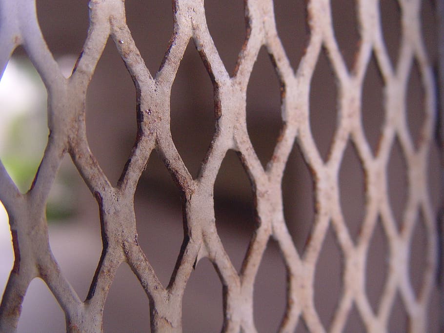 rust, grey, chipped, fence, brown, outside, macro, metal, weathered HD wallpaper