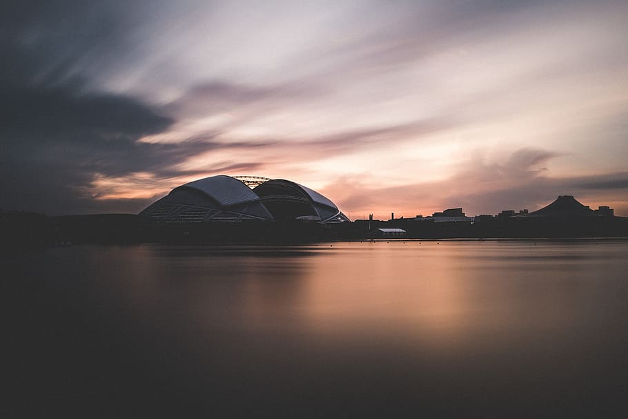 concrete building near body of water, Sydney Opera House, Australia HD wallpaper