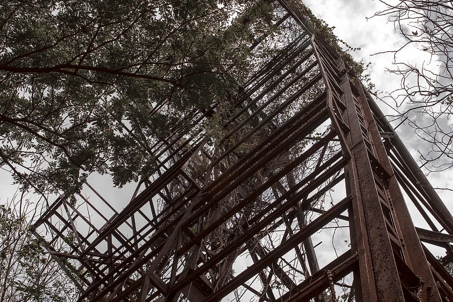 old, abandoned, rusty, industrial, metal, vintage, broken, wreck HD wallpaper