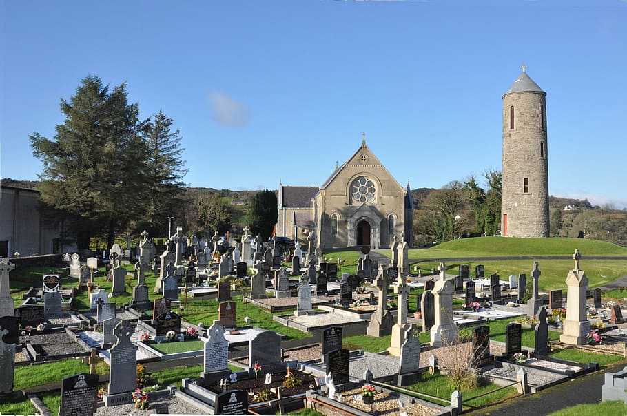 ireland, donegal, irish, outdoor, celtic, landmark, church