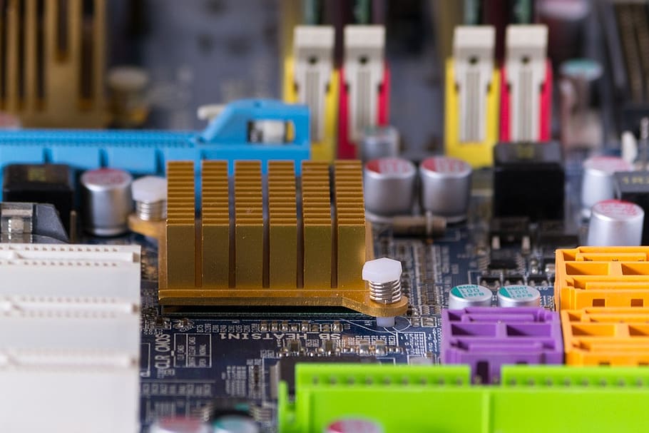 processor, cpu, heat sink, cooling, cooler, memory chips, board HD wallpaper