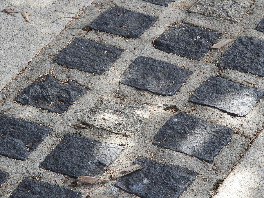 path, concrete, cement, square, geometric, backgrounds, full frame HD wallpaper