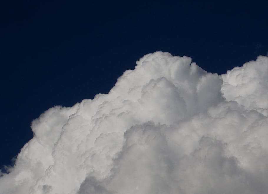 cloud, large, cumulus, white, stark, dense, startling, ridging HD wallpaper