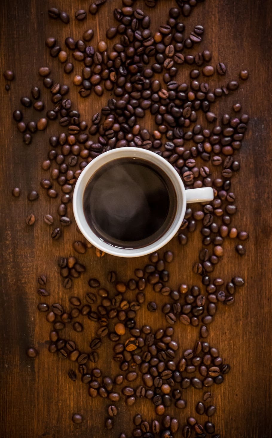 photography of mug filled with coffee, Coffee Cup, Cafe, black HD wallpaper
